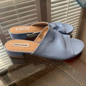 Blue Steve Madden Slippers